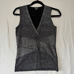 Le Chateau Womens Metallic Babydoll Sleeveless Top Size S Event Whimsigoth